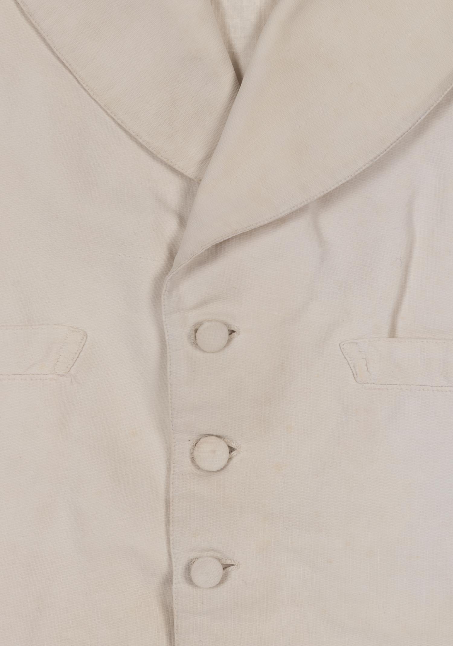 Three Men's 19th Century Waistcoats/Vests, 1840-50