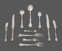 An American Silver Flatware Service