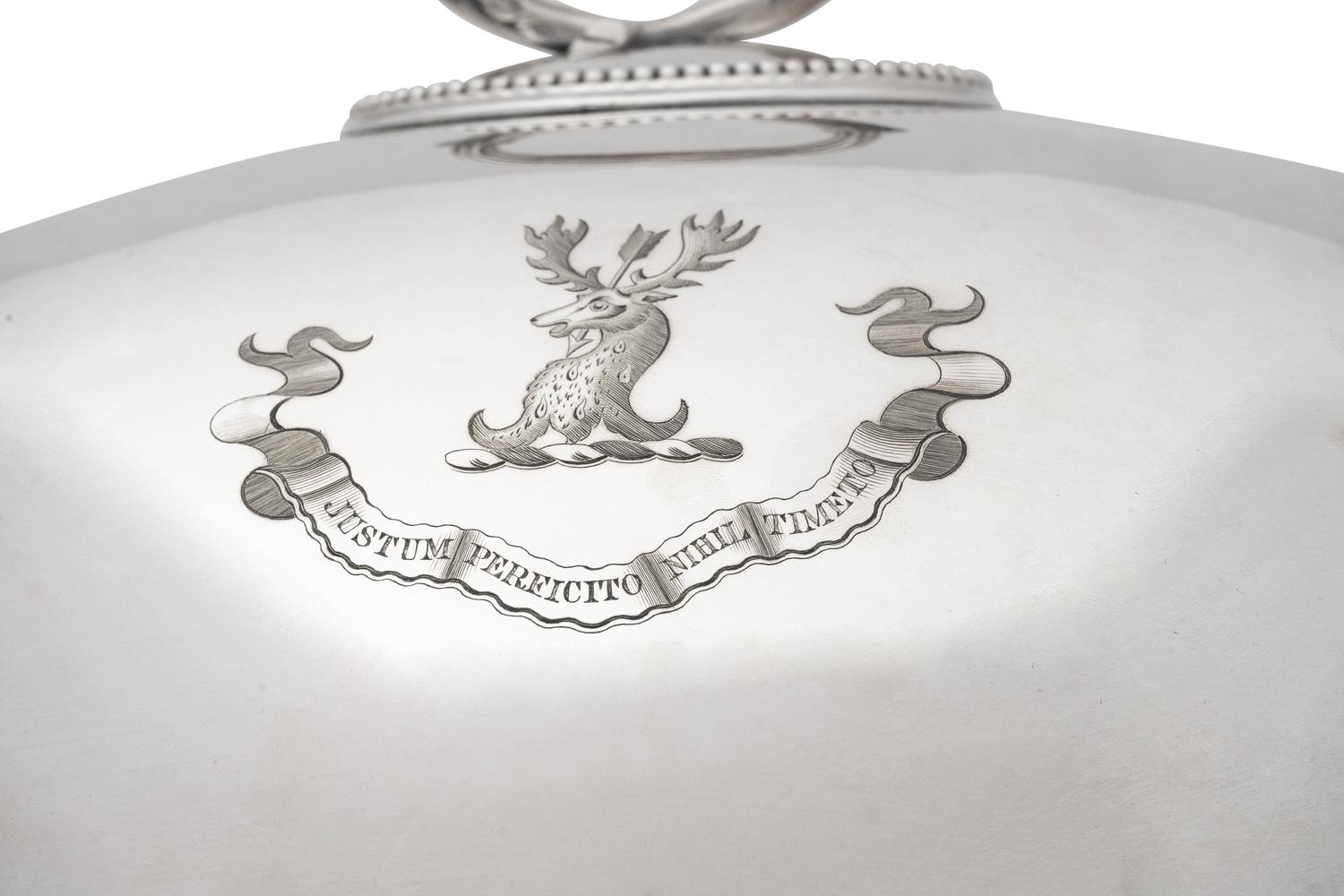 A Fine Pair of Victorian Silver Plate Venison Domes, Richard Martin & Sons, Sheffield, England