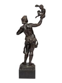 A Grand Tour Bronze Figural Group
