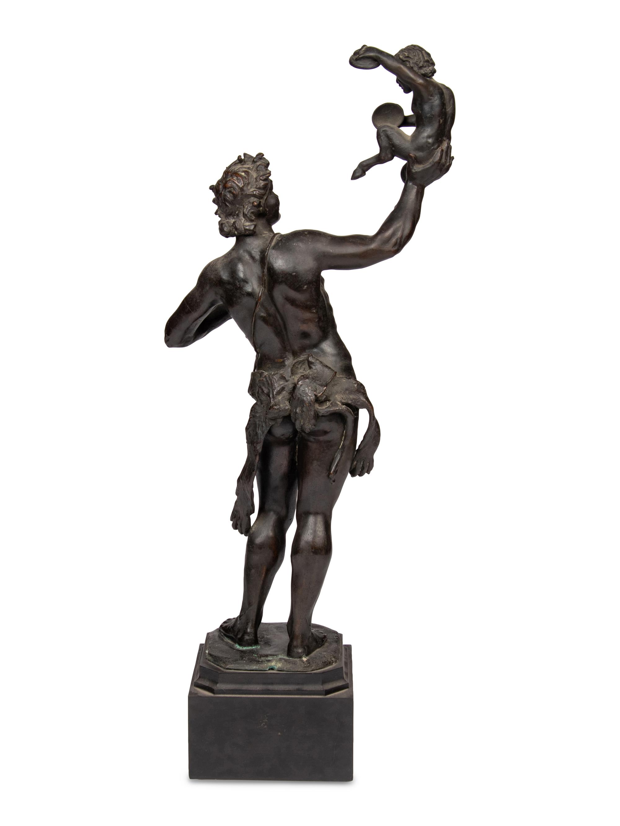 A Grand Tour Bronze Figural Group