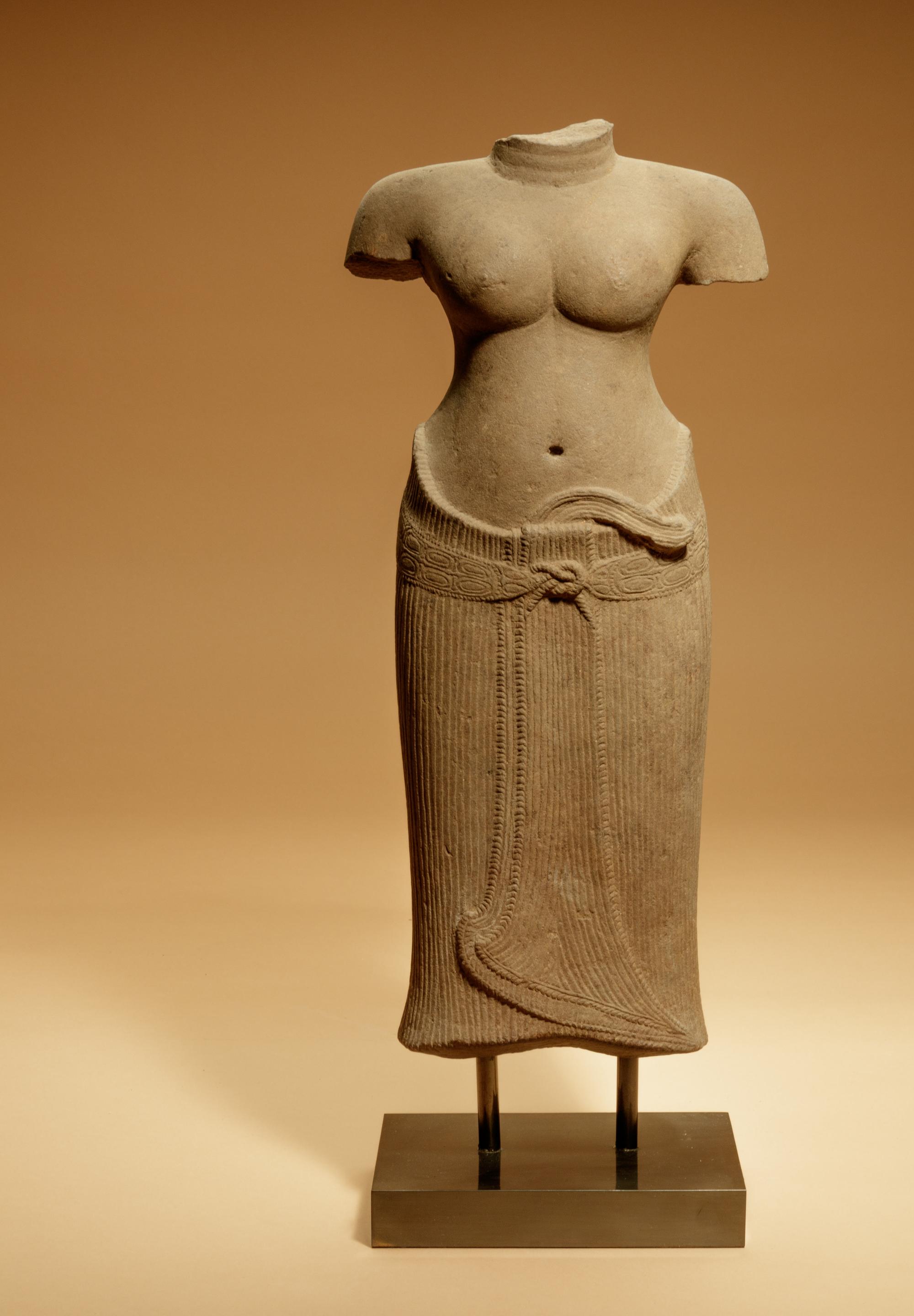 A Khmer Stone Torso