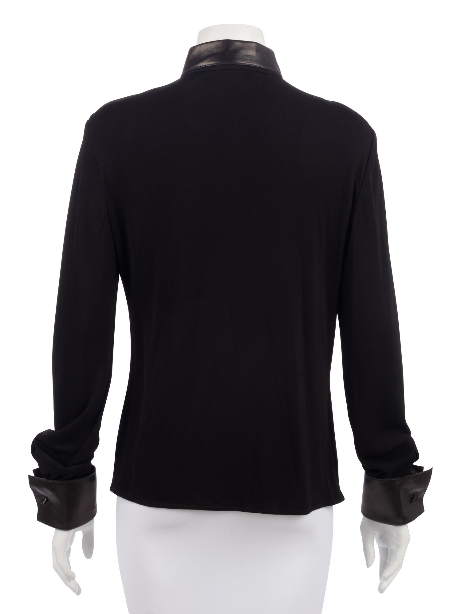 Five Hermès Tops: Three Shirts, One Sweater & One Top