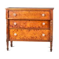 An Early Classical Bird's Eye Maple Chest of Drawers
