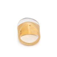 H. STERN, ROCK CRYSTAL AND YELLOW GOLD 'GOLDEN STONES' RING