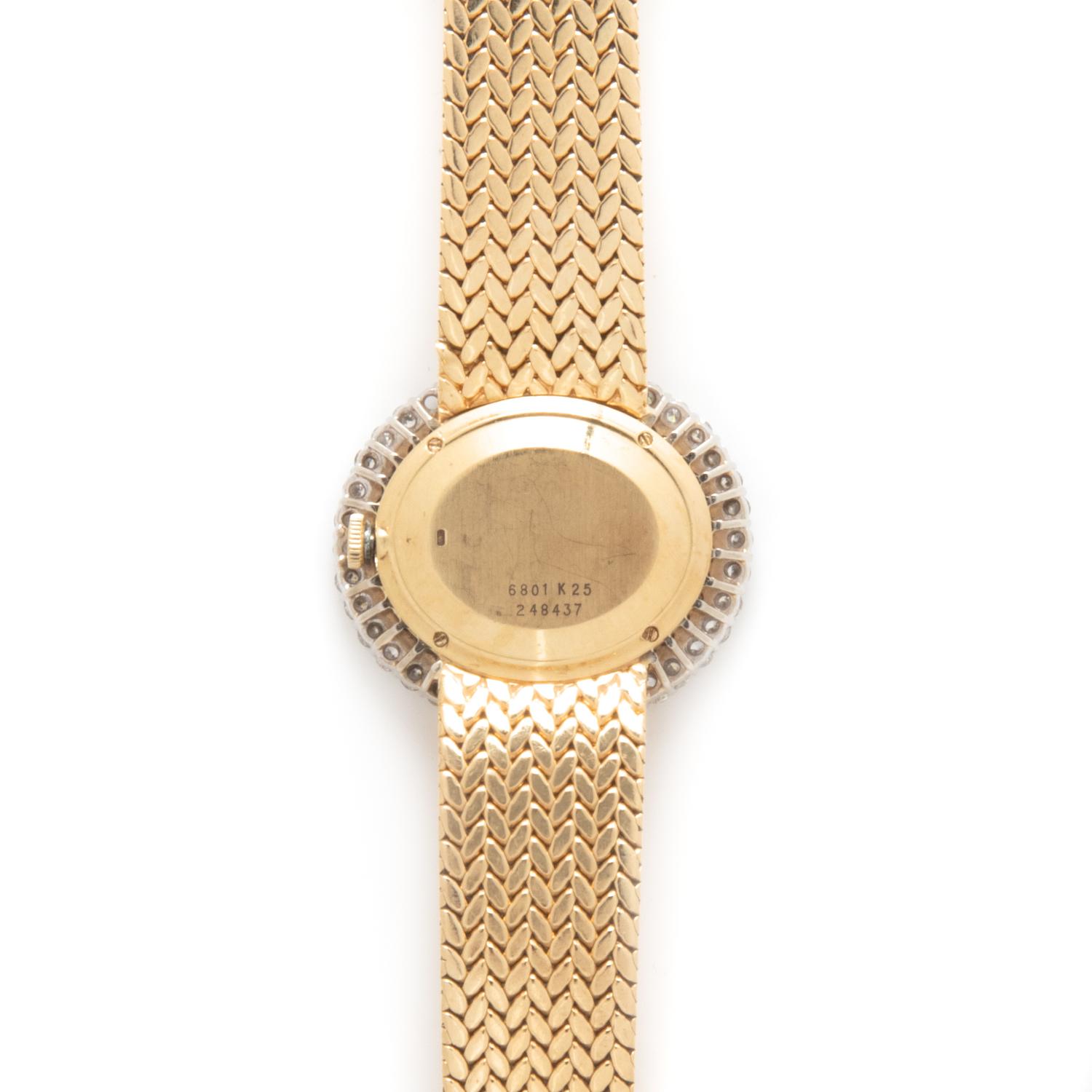 PIAGET, 18K YELLOW GOLD AND DIAMOND WATCH