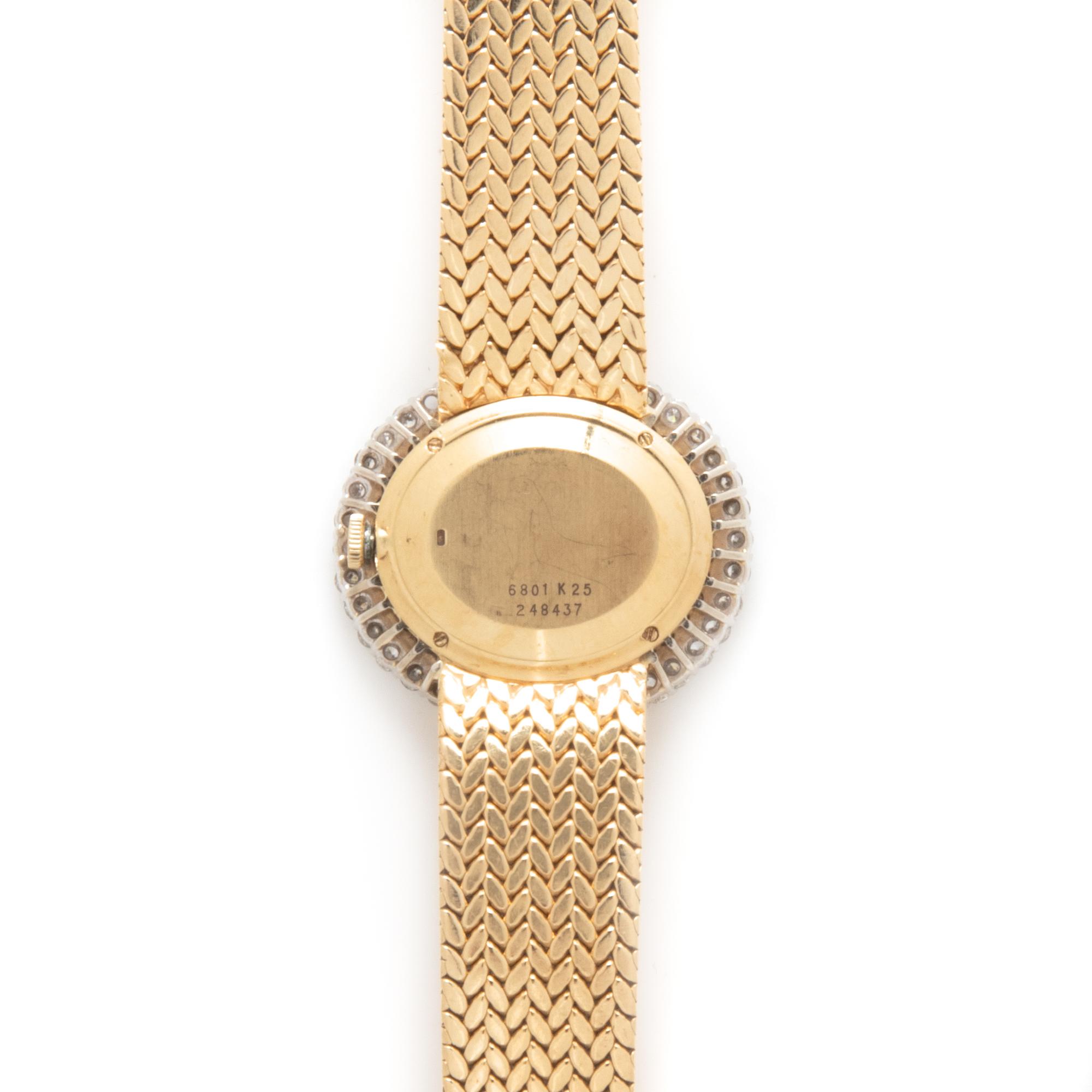 PIAGET, 18K YELLOW GOLD AND DIAMOND WATCH