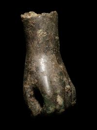 A Roman Bronze Left Hand