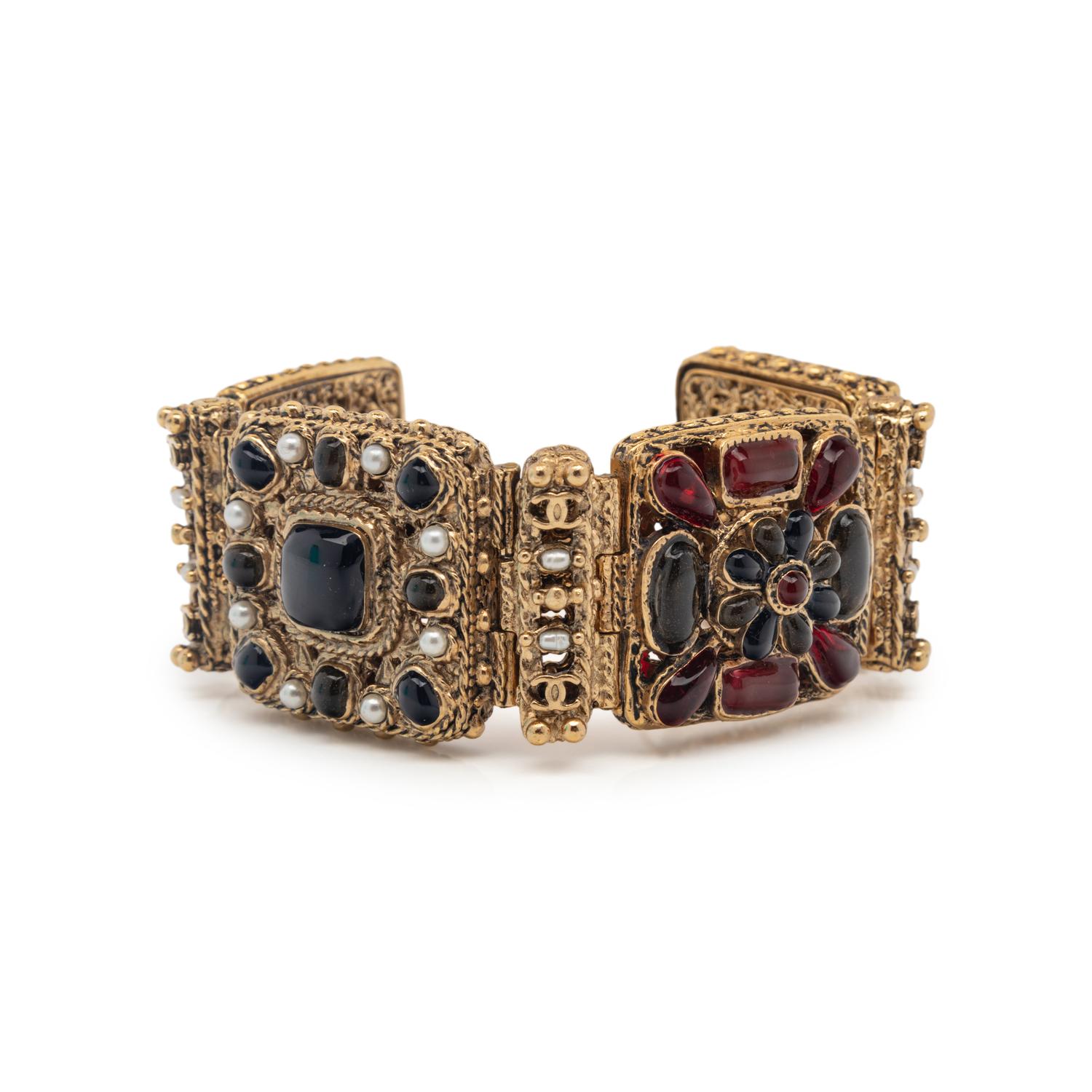 Chanel Gripoix Filigree Bracelet, 2011