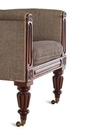 A William IV Style Mahogany Library Chair