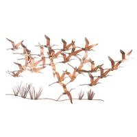 Curtis Jere Birds in Flight Metal Wall Sculpture