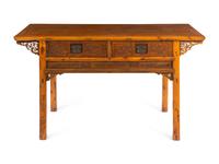 A Chinese Carved Hardwood Altar Table
