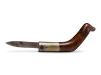 Great Lakes Crooked Knife, Dog Effigy
