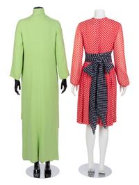 Two Vintage Dresses; One Bill Blass, One Norman Norell, 1960-80s