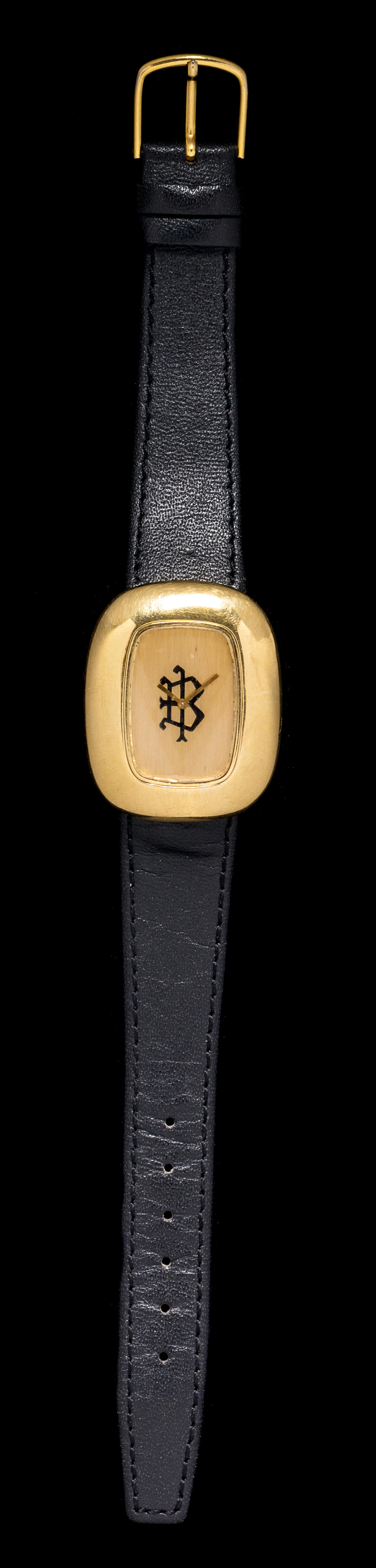 An 18 Karat Yellow Gold Wristwatch, Boucheron,
