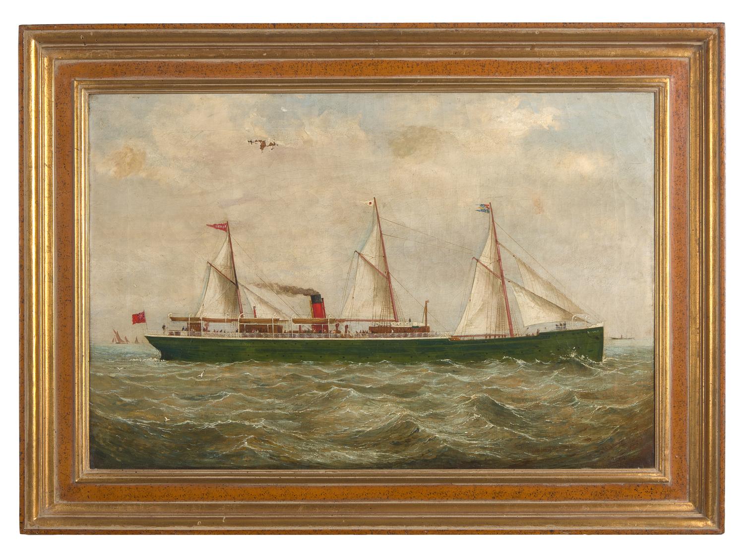 Richard Dodd Widdas (English, 1826-1885), A Portrait of the S.S. Romeo