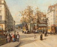 Gustave Mascart, (French, 1834-1914), La Place Pigalle, Paris