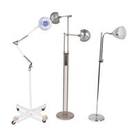 A Group of Three Contemporary Metal Floor Lamps — 20TH/21ST CENTURY