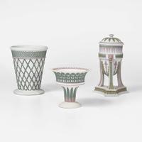 Three Wedgwood Tricolor Jasperware Items UK, 19th century