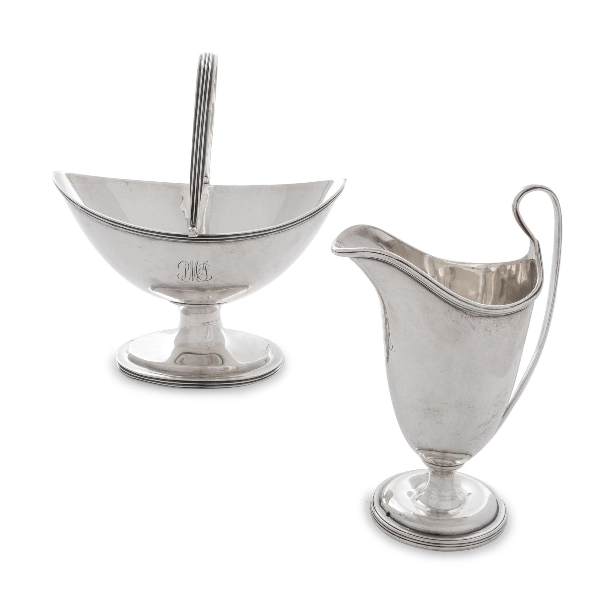A Group of Victorian and Edwardian Silver Table Articles