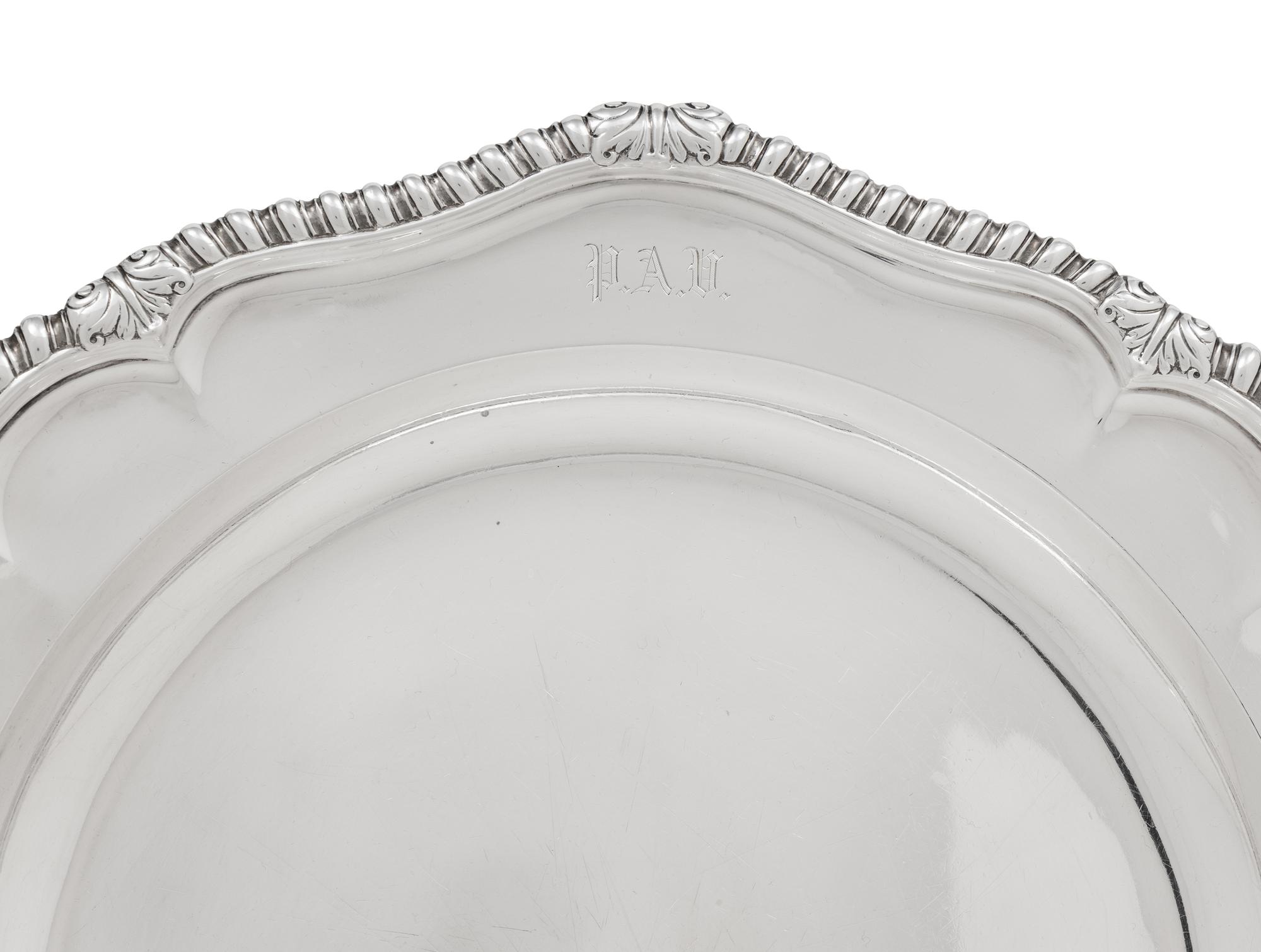 A Tiffany and Co. Silver Charger