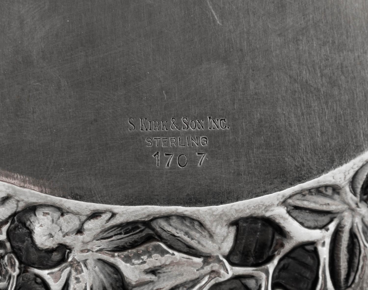 An American Silver Waiter