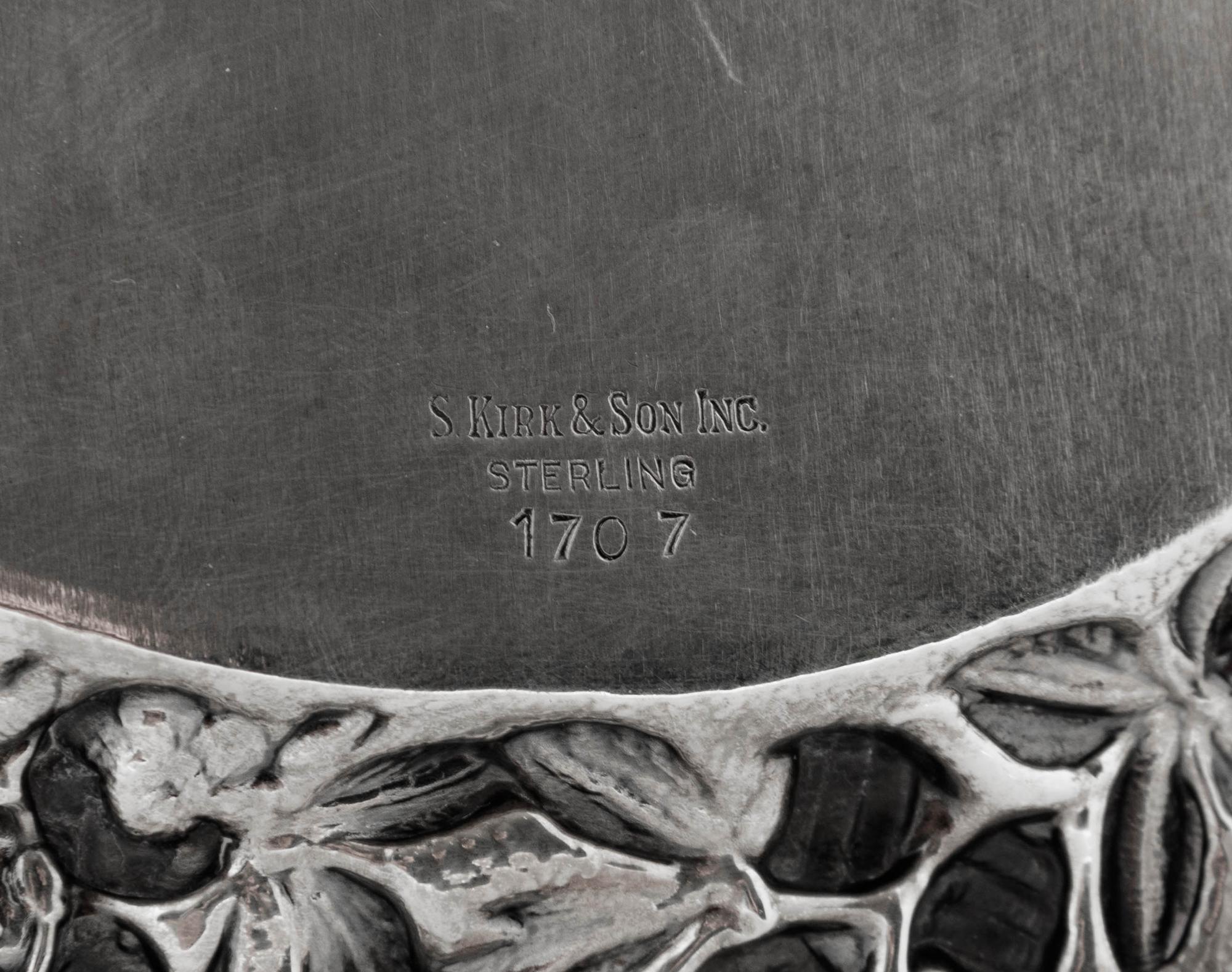 An American Silver Waiter