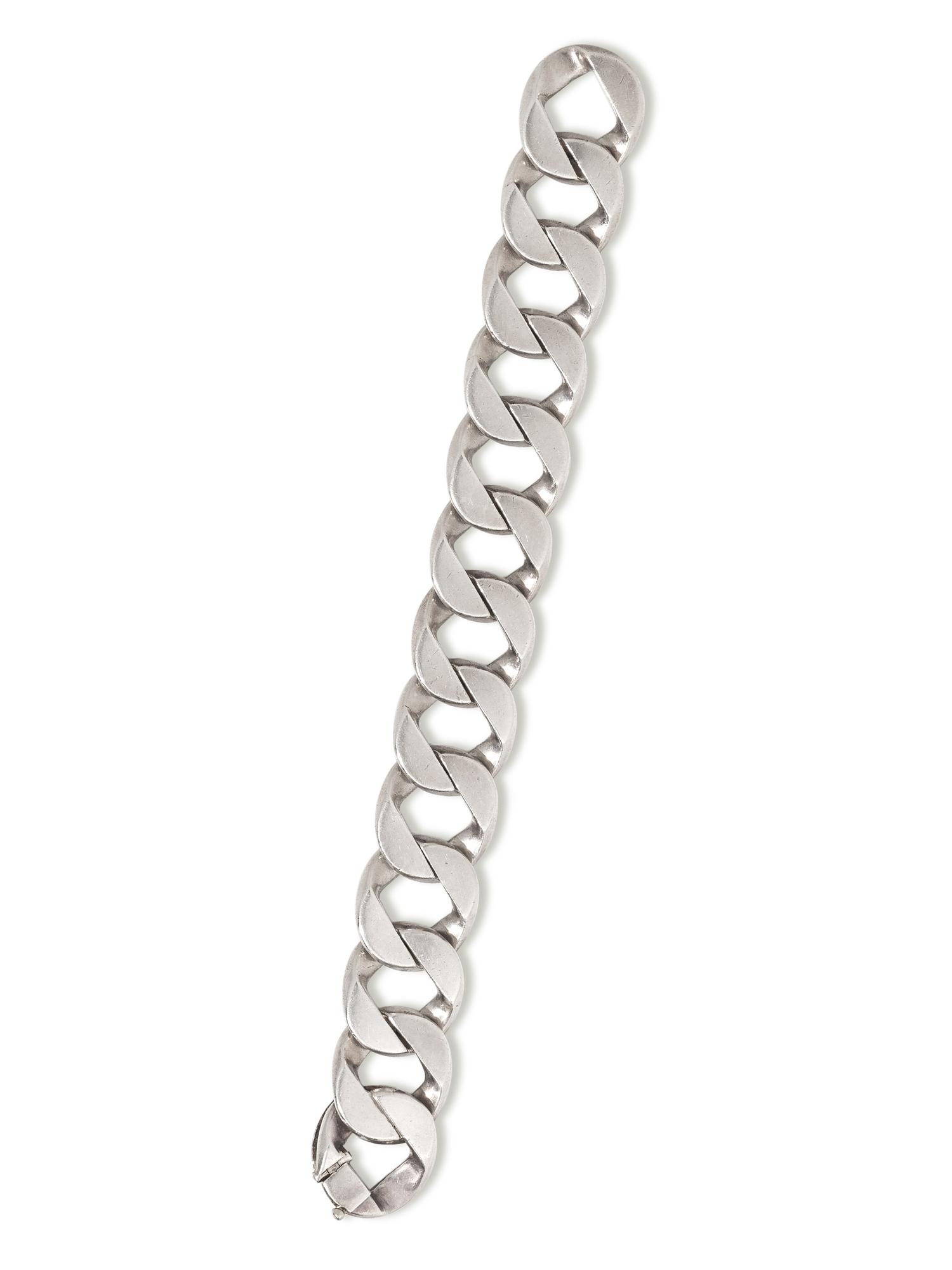 VERDURA, STERLING SILVER 'GARBO' BRACELET