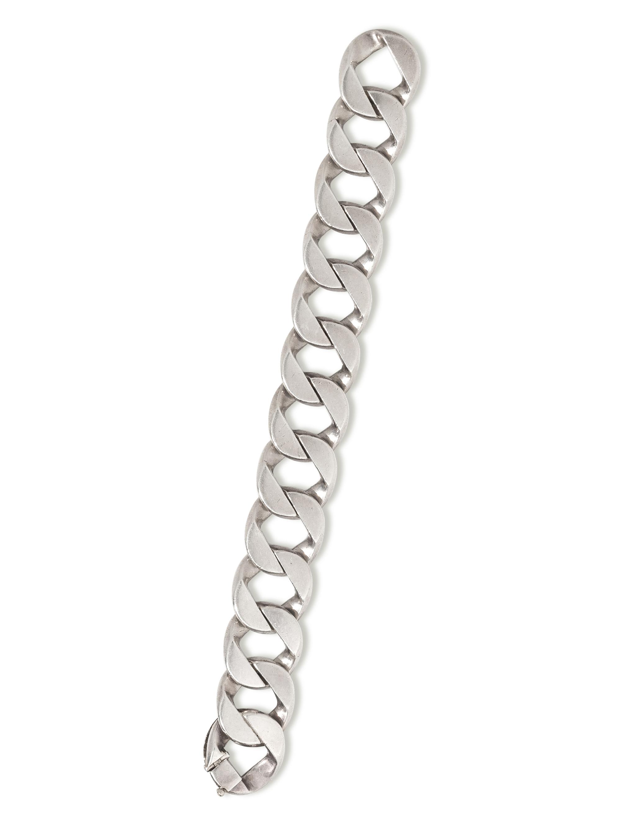 VERDURA, STERLING SILVER 'GARBO' BRACELET