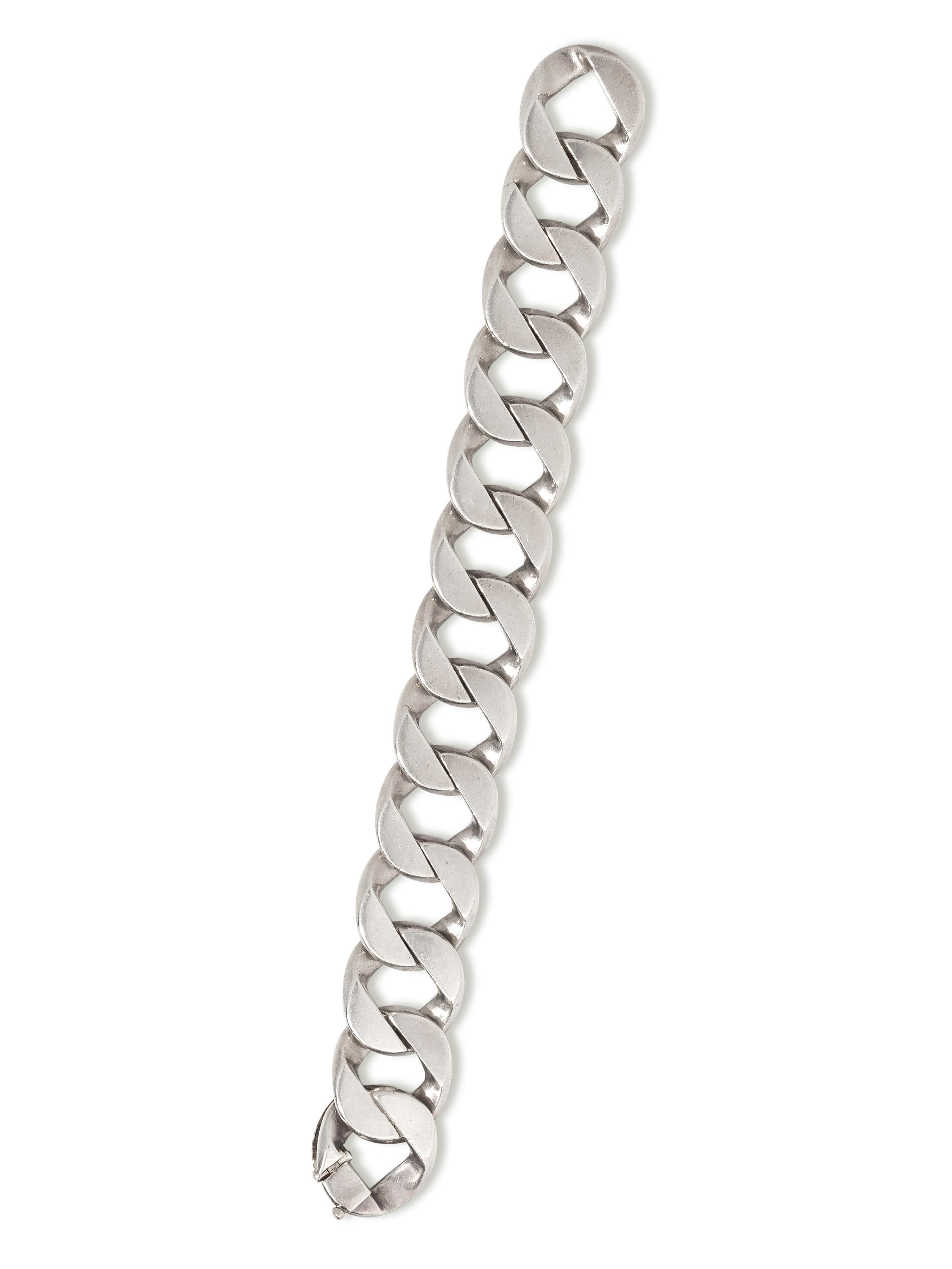 VERDURA, STERLING SILVER 'GARBO' BRACELET
