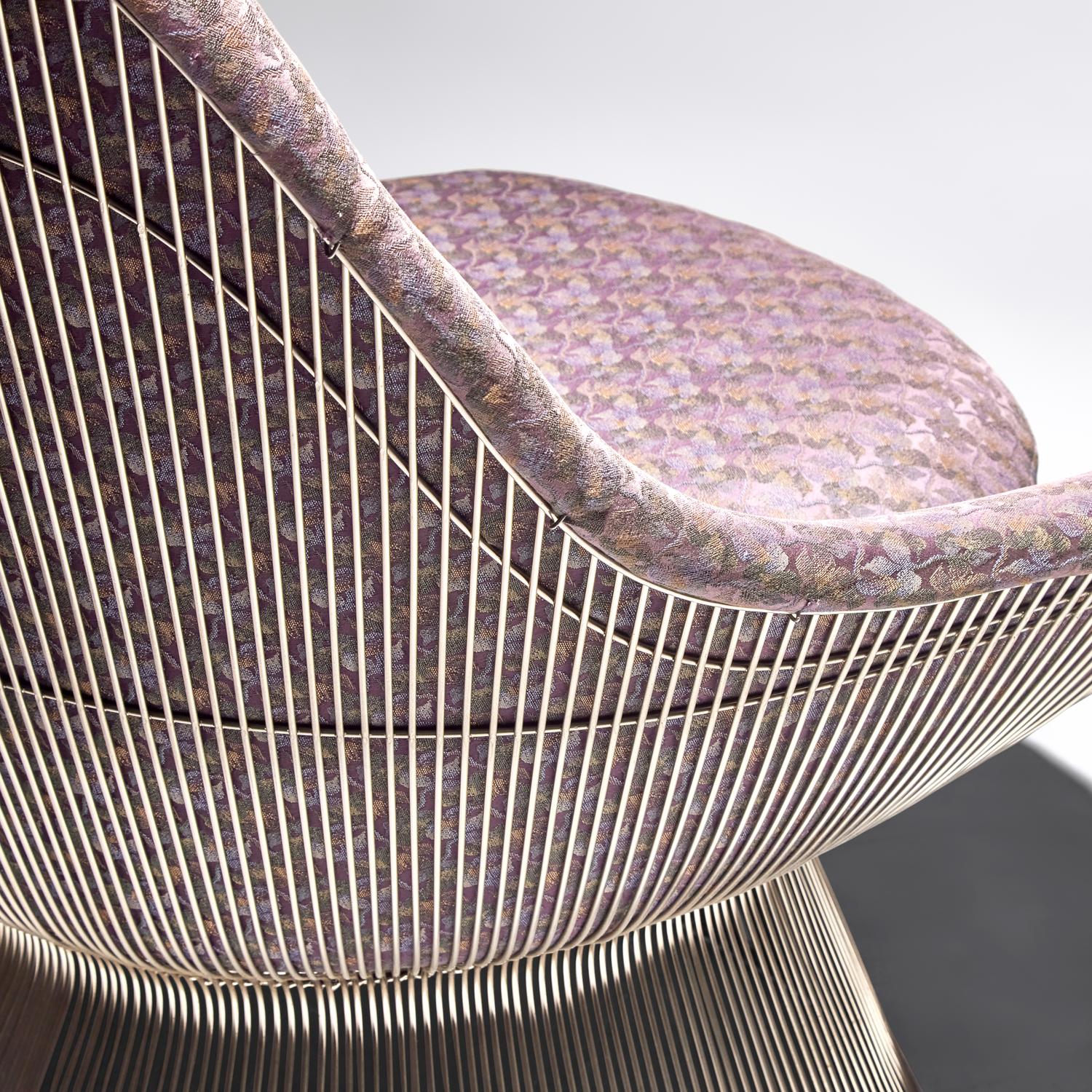 Pair of Easy Lounge Chairs, model 1705 and one ottoman, Model 1705y, for Knoll International USA, 1966/1980