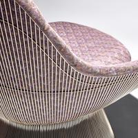 Pair of Easy Lounge Chairs, model 1705 and one ottoman, Model 1705y, for Knoll International USA, 1966/1980