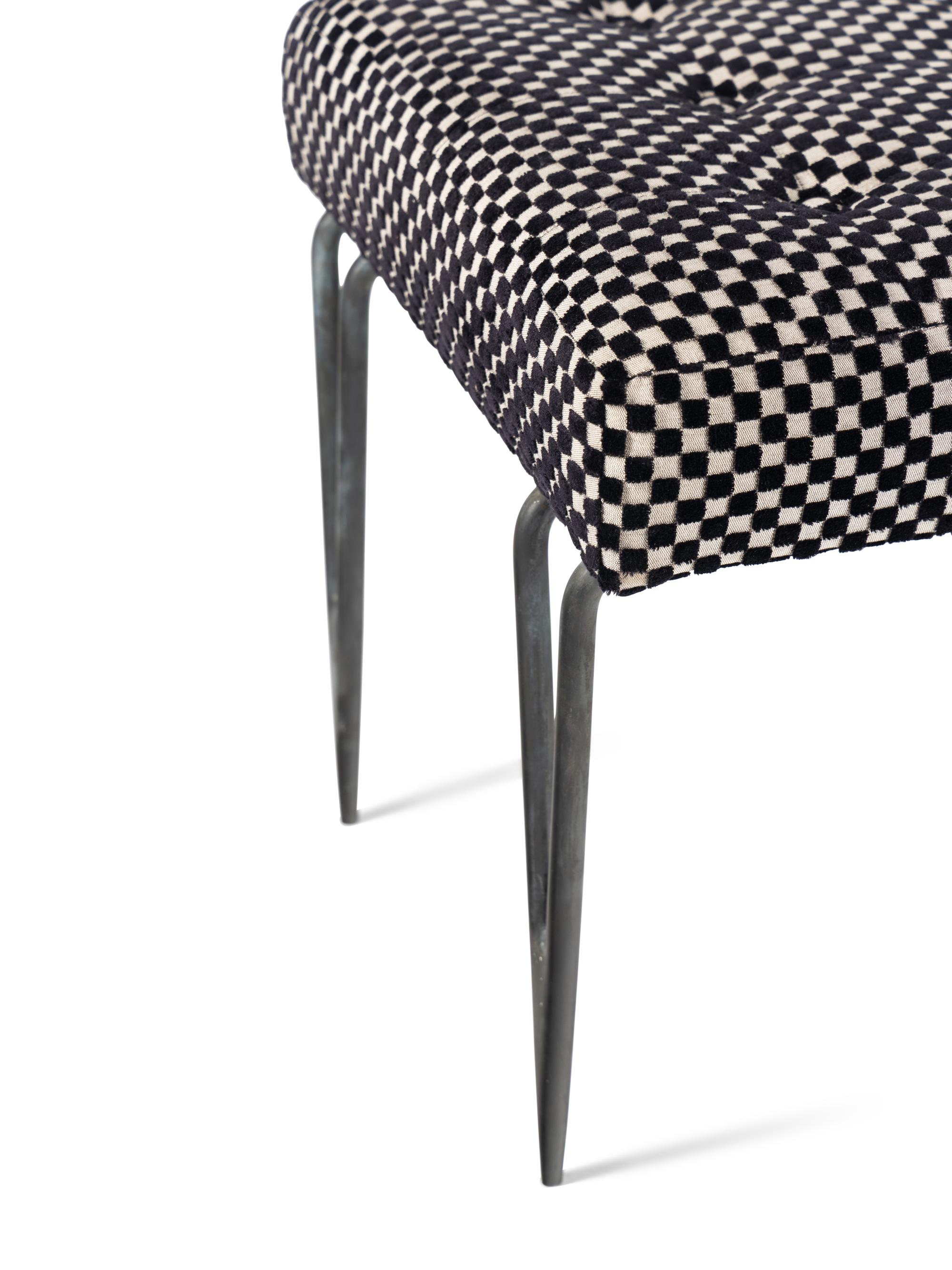 A Pair of Contemporary Ottomans