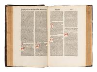 BERNARDINUS SENENSIS, Saint (1380-1444). Quadragesimale de christiana religione . [Basel: Johann Amerbach, not after 1489].