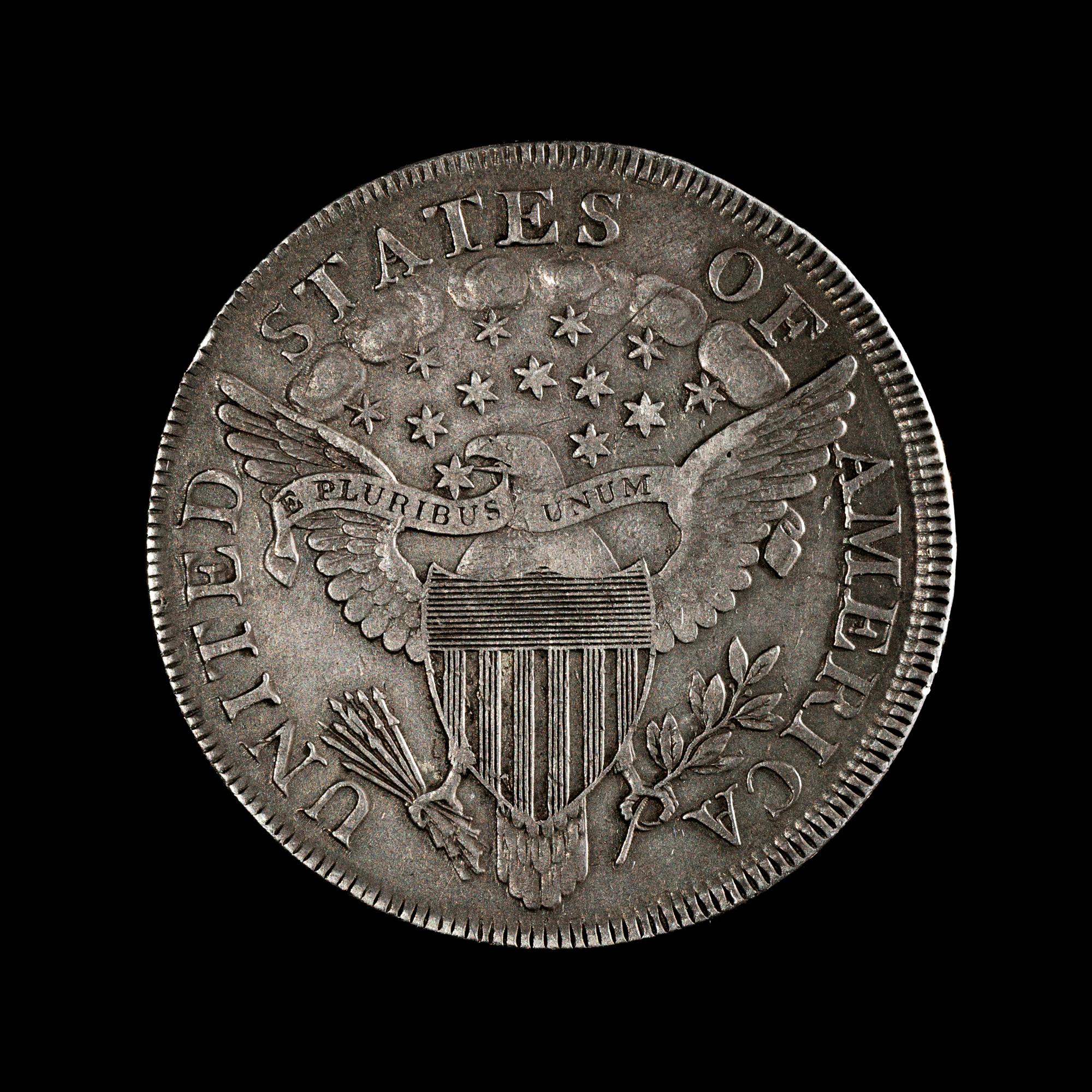 A United States 1799 Draped Bust: Type II $1 Coin