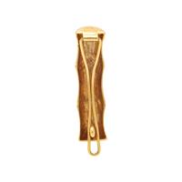 CARTIER, YELLOW GOLD BAMBOO BARRETTE