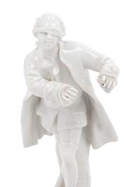 A Pair of French Blanc-de-Chine Hide and Seek Figures