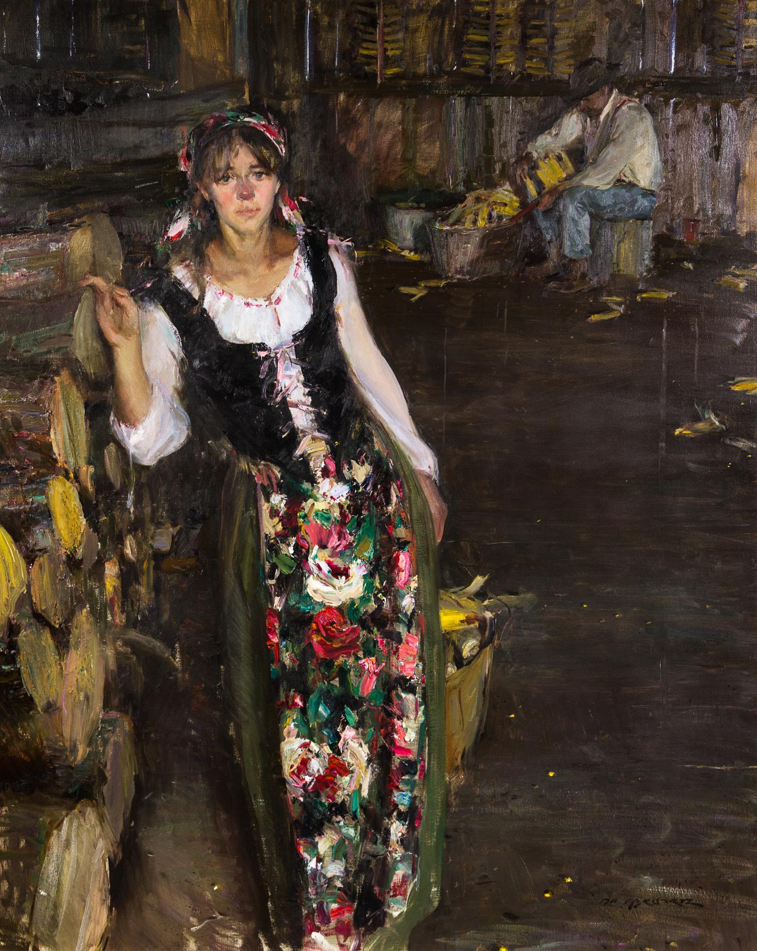 Daniel Gerhartz, (American, b. 1965), Autumn Chores