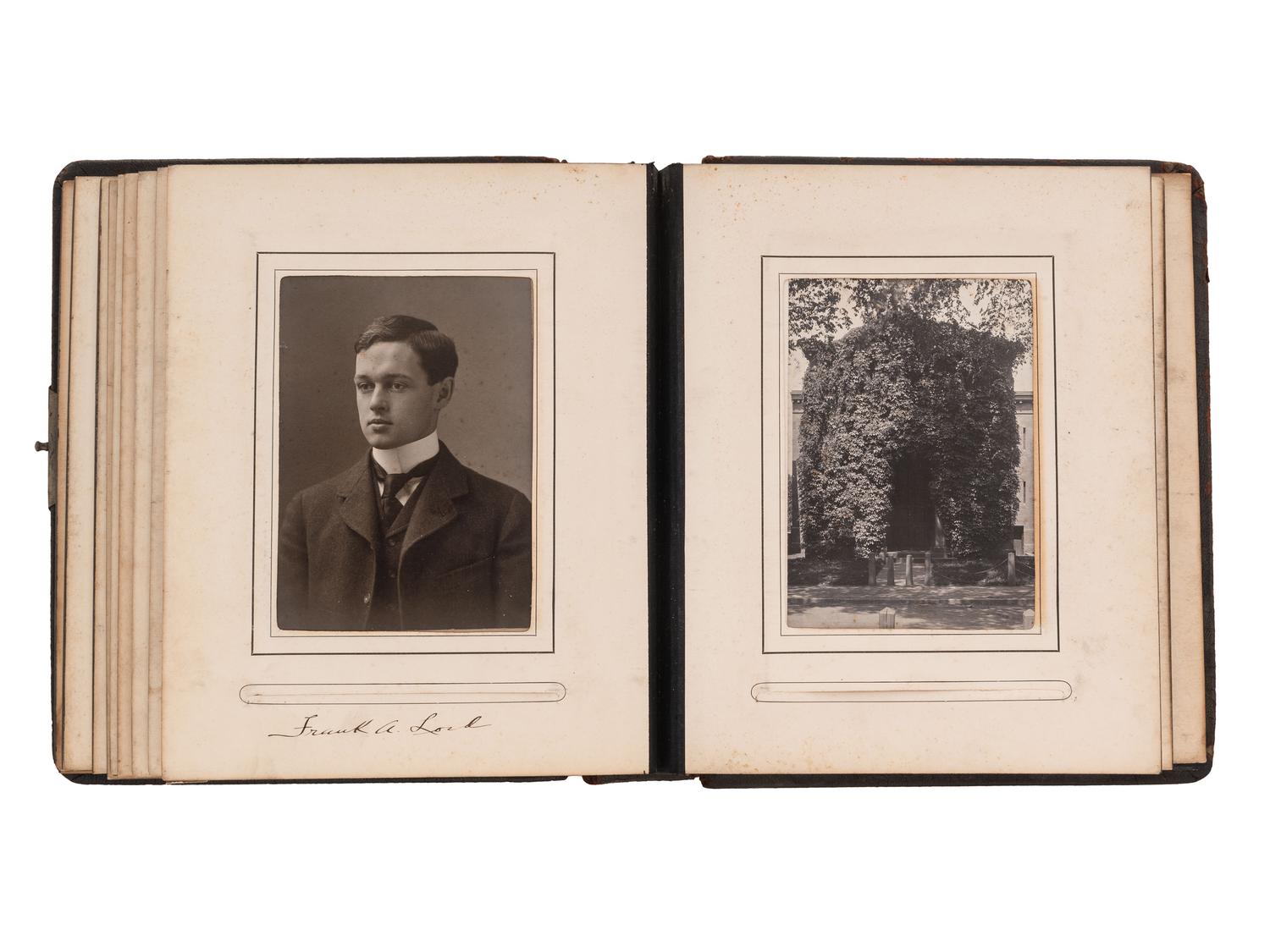 [EDUCATION]. Yale University Skull & Bones photographic album incl. African American man "Williams."