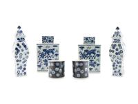A Group of Six Chinese Blue and White Porcelain Items — 20TH CENTURY