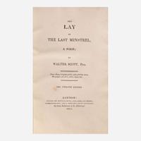 [Fore-Edge Painting] Scott, Walter The Lay of the Last Minstrel, a Poem