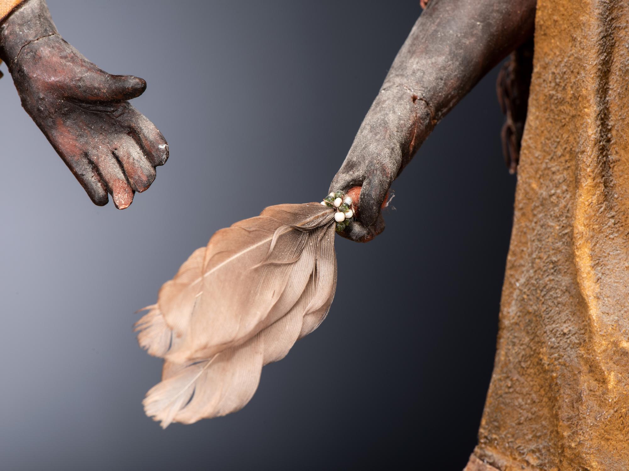 European Upper Missouri Wax Figures, Modeled After Karl Bodmer's Mandan