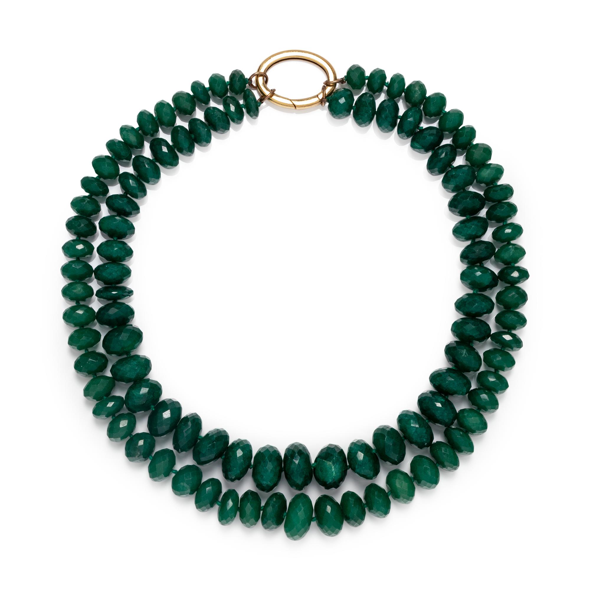 AVENTURINE QUARTZ BEAD NECKLACE