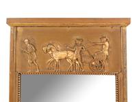 A Neoclassical Style Giltwood Mirror