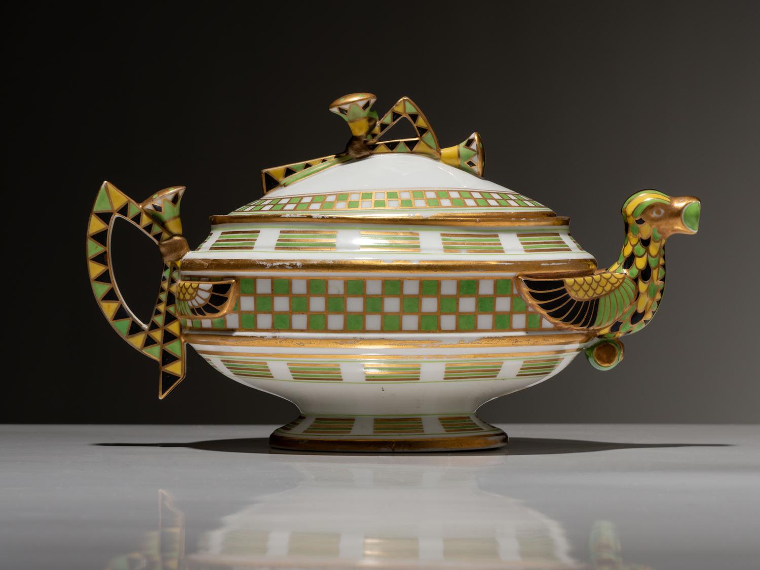 Egyptian Revival Teapot