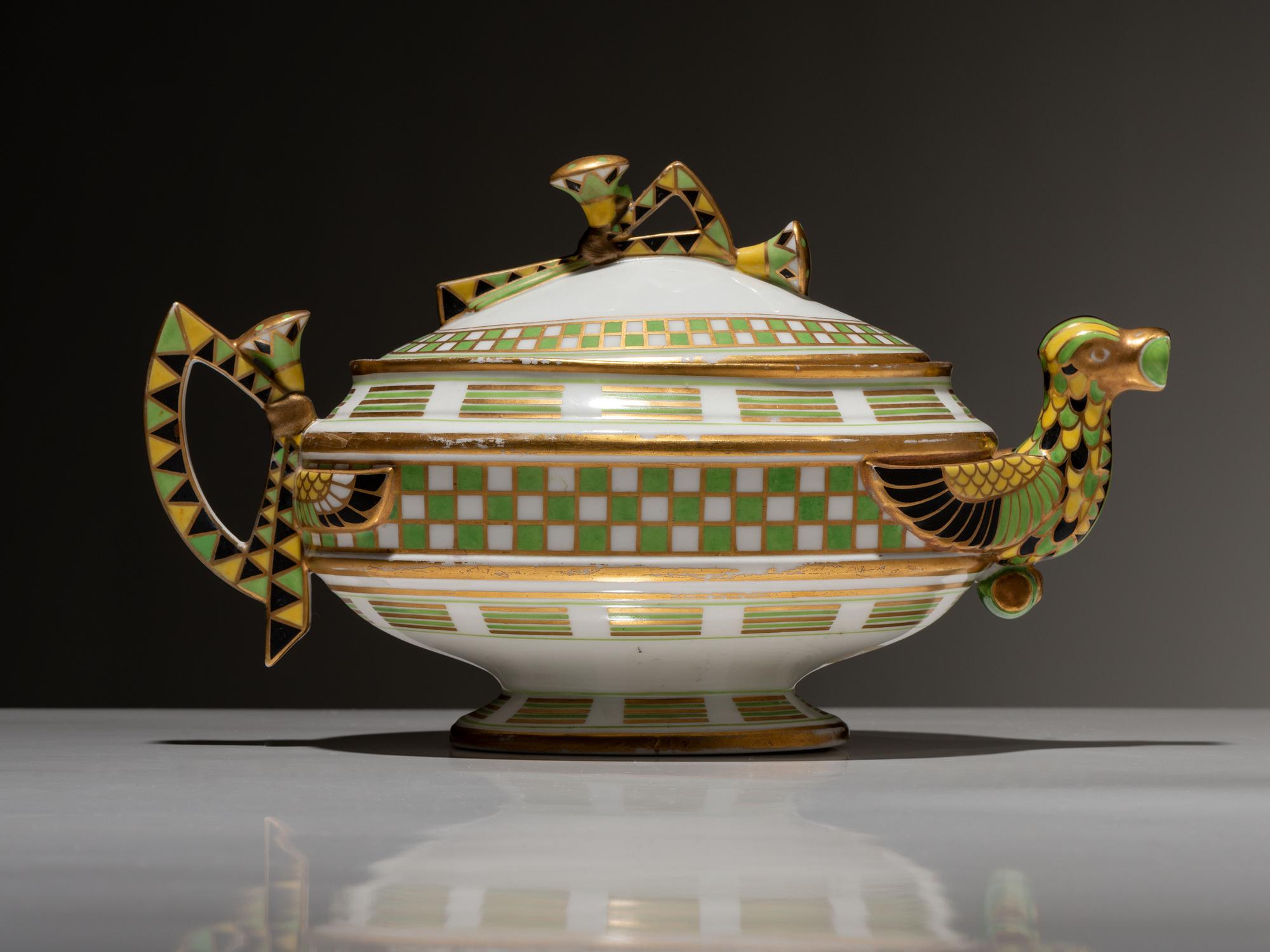 Egyptian Revival Teapot
