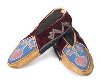 Prairie Beaded Hide Moccasins
