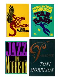MORRISON, Toni (1931-2019). A group of 4 FIRST EDITIONS, comprising: