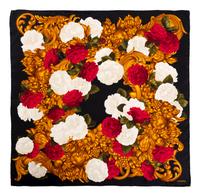 Two Chanel Silk Scarves