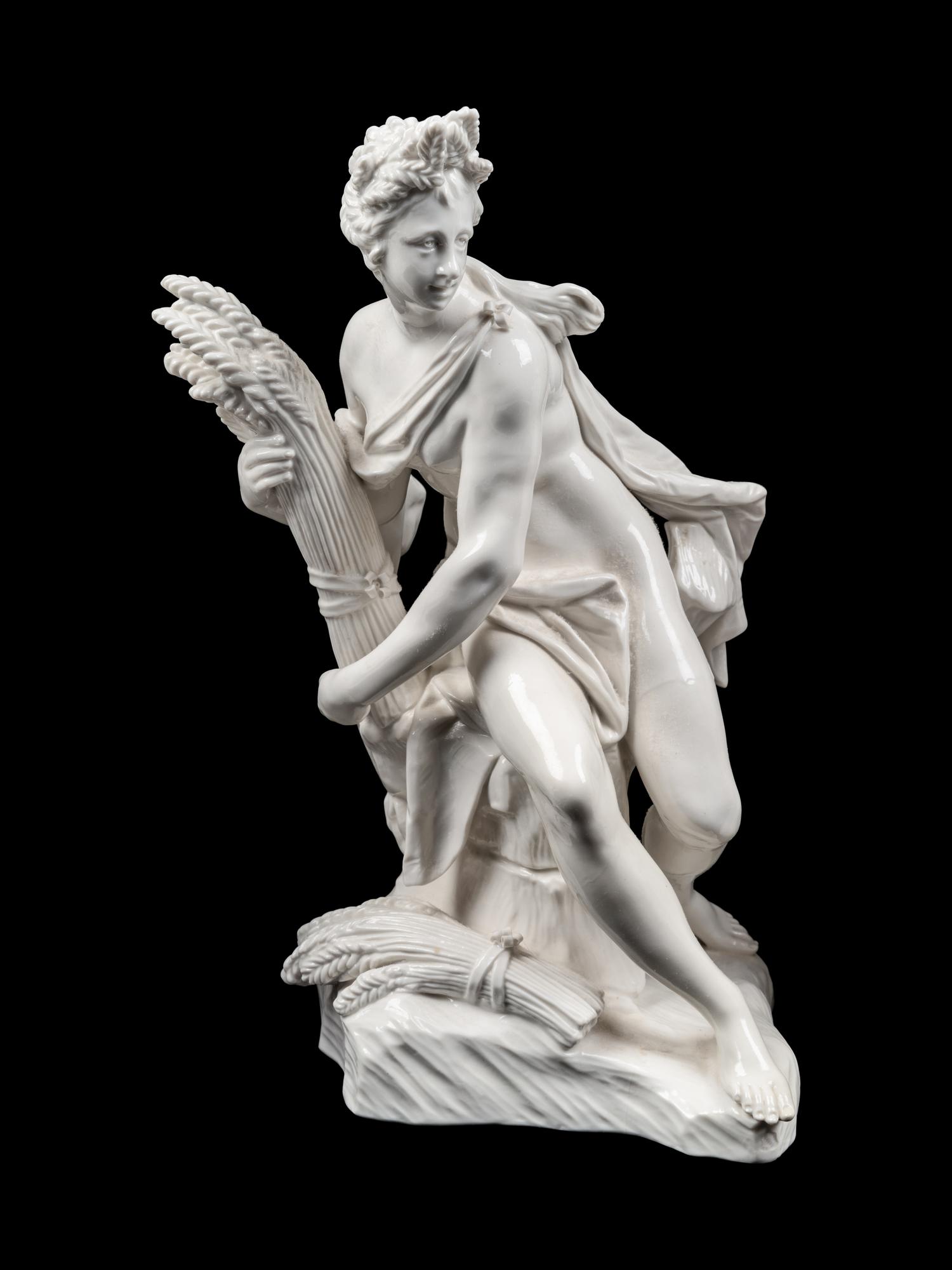 Four German Porcelain Figures Allegorical of the Seasons